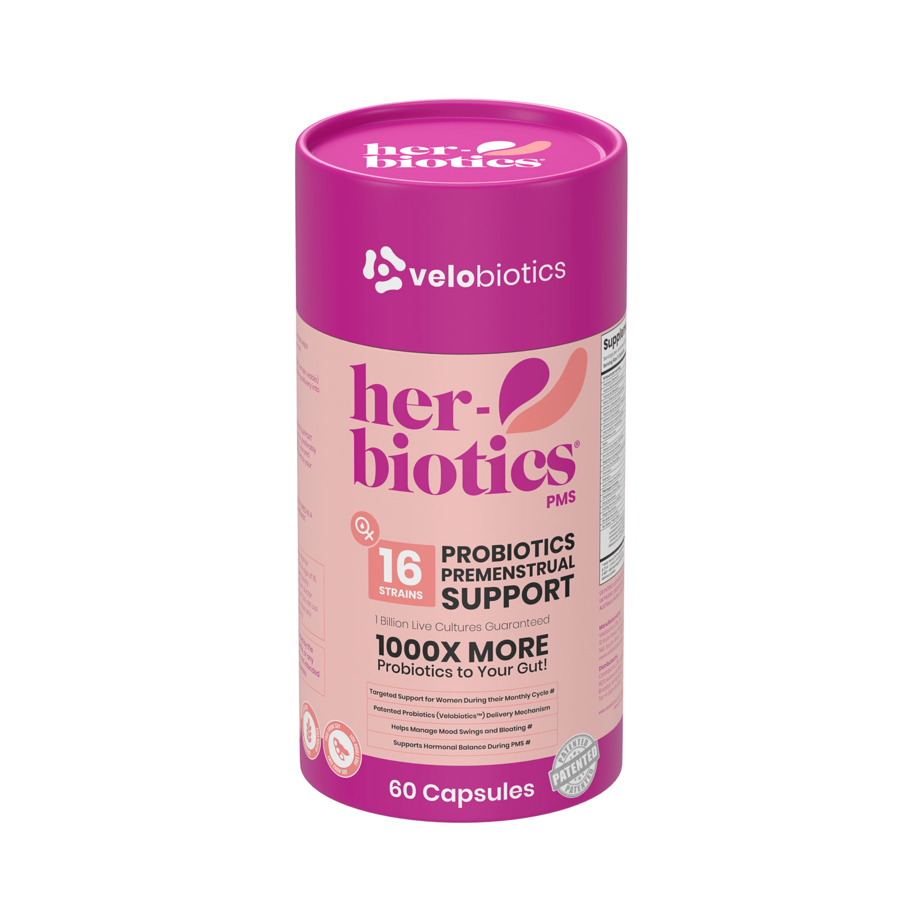 Her - Biotics Probiotics PMS (Pre - Menstrual) Support - Velobiotics