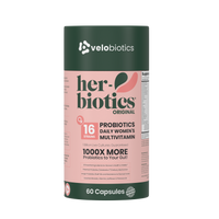 Her Glow Combo with Her-Biotics Original probiotics and collagen capsules for women's digestion, immunity, and radiant skin