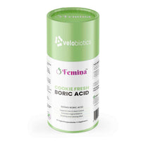Femina™ Cookie Fresh Boric Acid Suppositories for intimate health balance and relief.