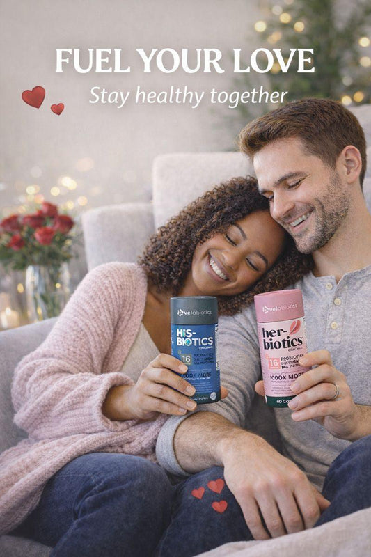 Valentines Day Bundle His and Hers Biotics with discount label