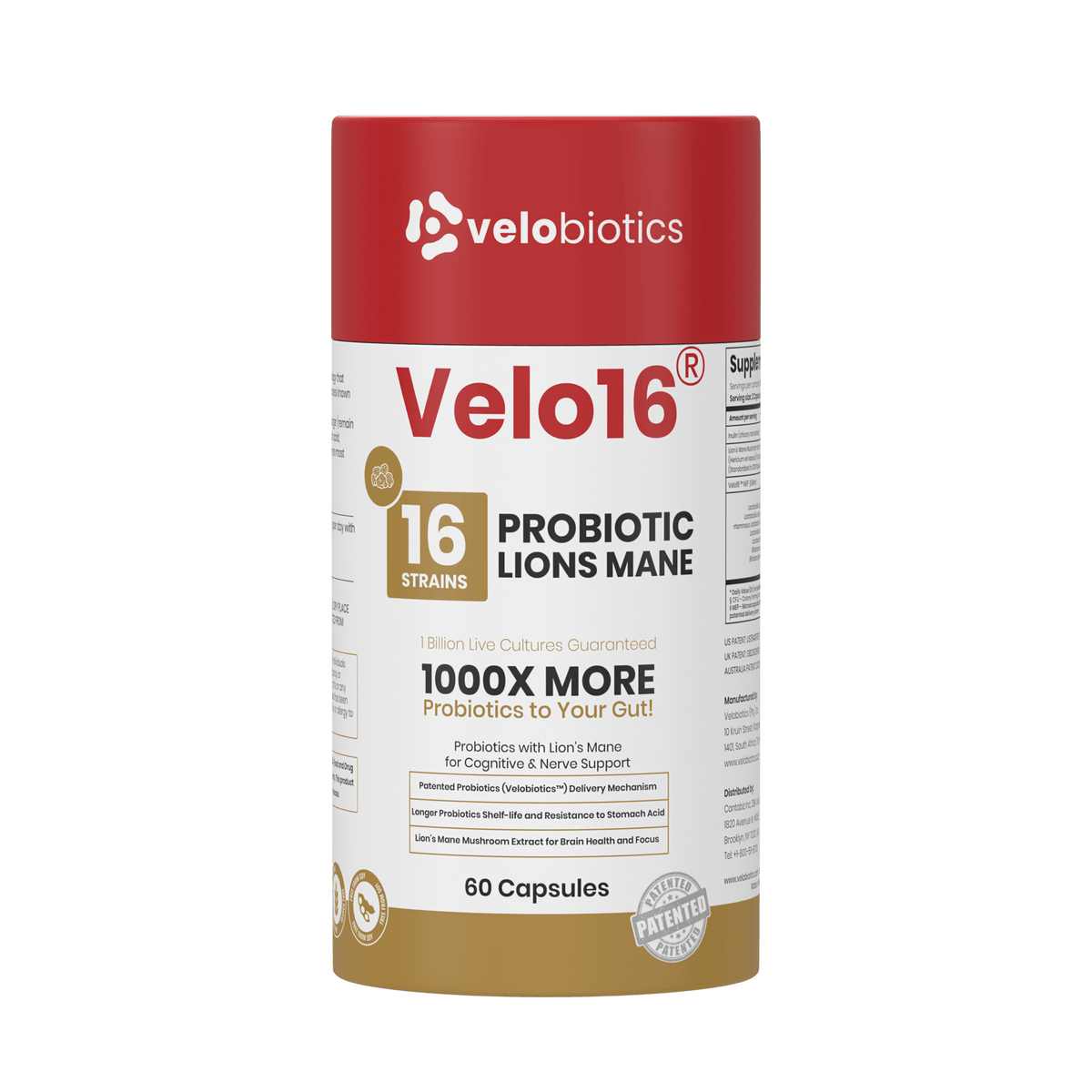 Velo16 Probiotics Lion's Mane — image 1