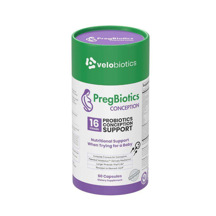 PregBiotics Conception probiotic supplement for fertility support in C-Essentials Kit
