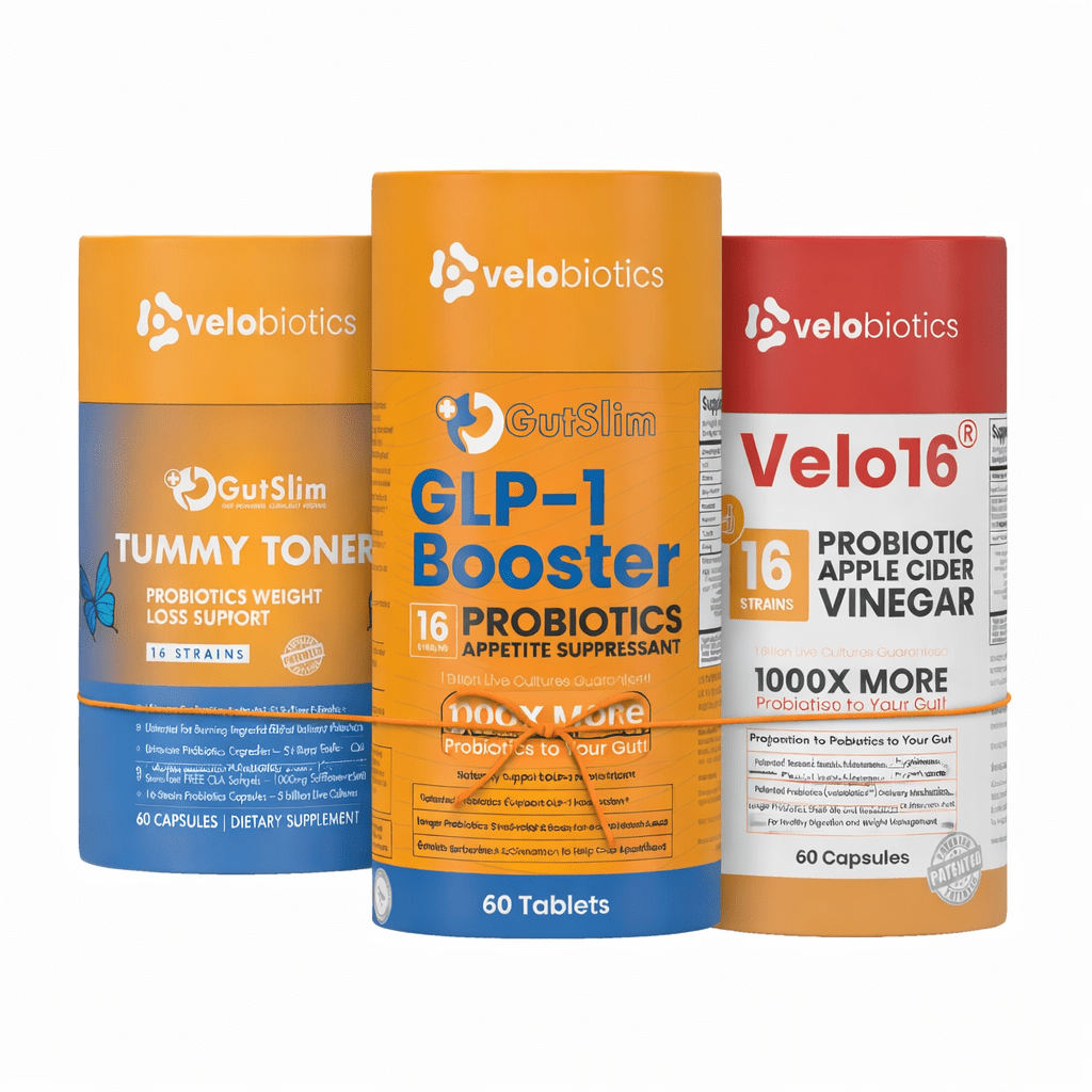 Appetite & Cravings Control Stack – Probiotics GLP‑1 Booster + Tummy Toner + Apple Cider Vinegar — image 1