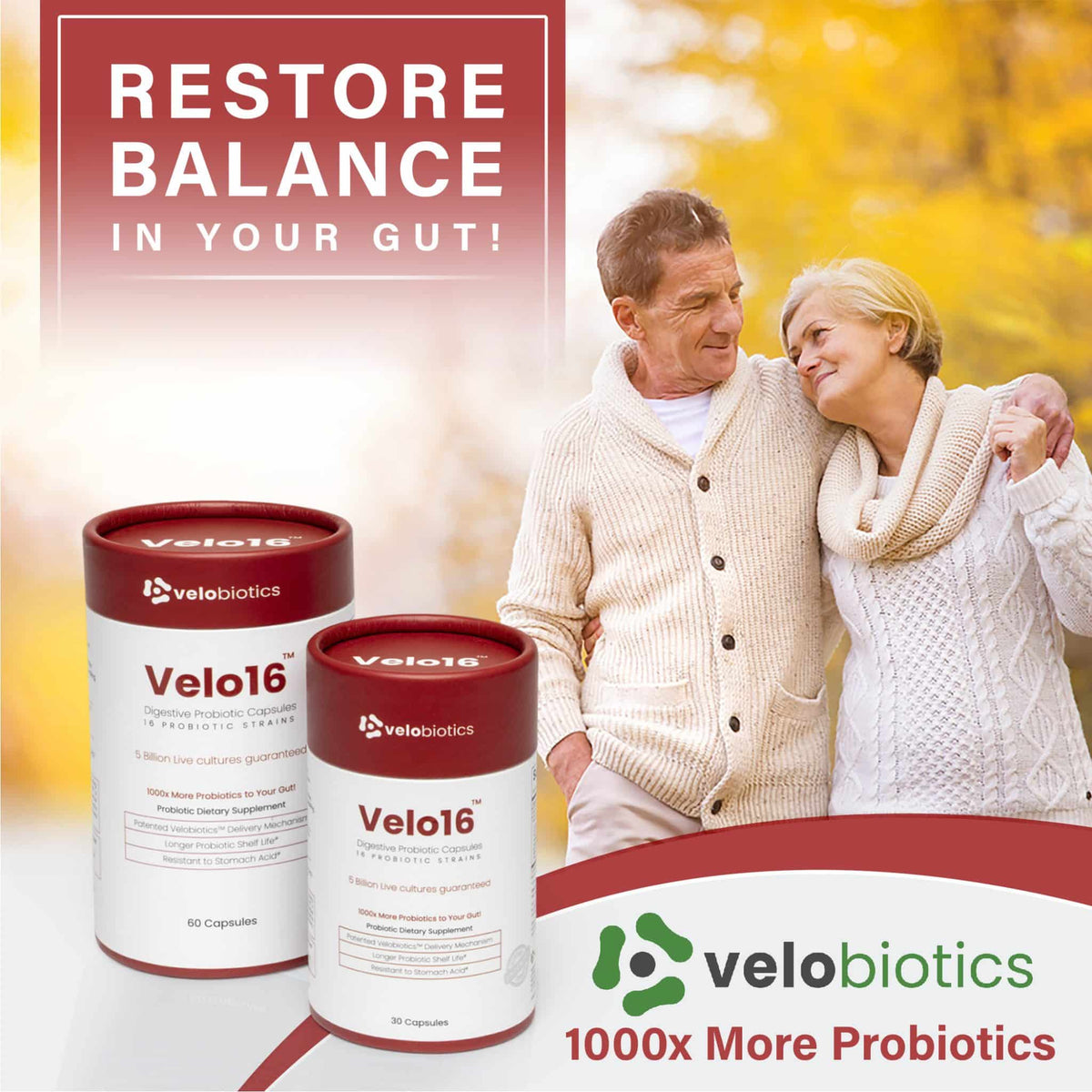 Velo16 Probiotic Digestive Capsules — image 3