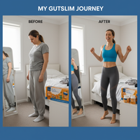 6-week total transformation before and after weight loss and fitness journey with GutSlim products
