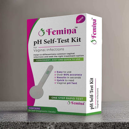 Femina Self - Test Vaginal pH Kit - Velobiotics