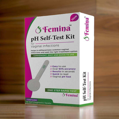 Femina Self - Test Vaginal pH Kit - Velobiotics